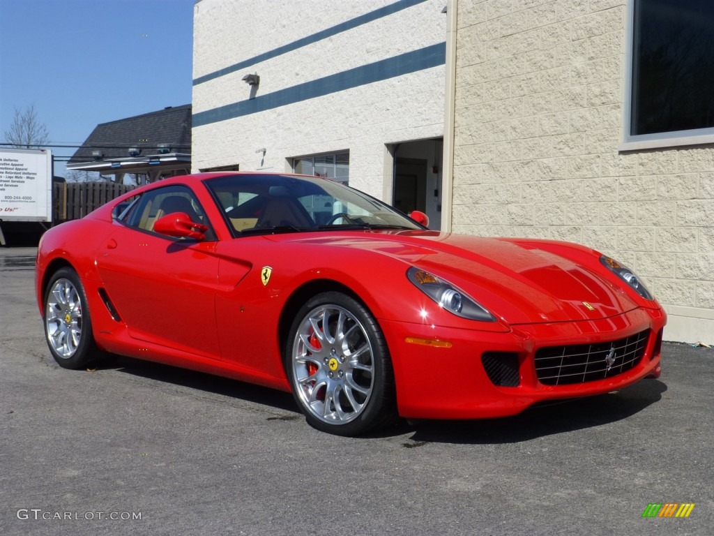 2009 599 GTB Fiorano  - Rosso Corsa (Red) / Beige photo #10