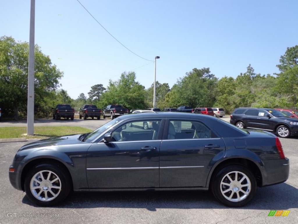 2008 300 Touring AWD - Steel Blue Metallic / Dark Khaki/Light Graystone photo #2