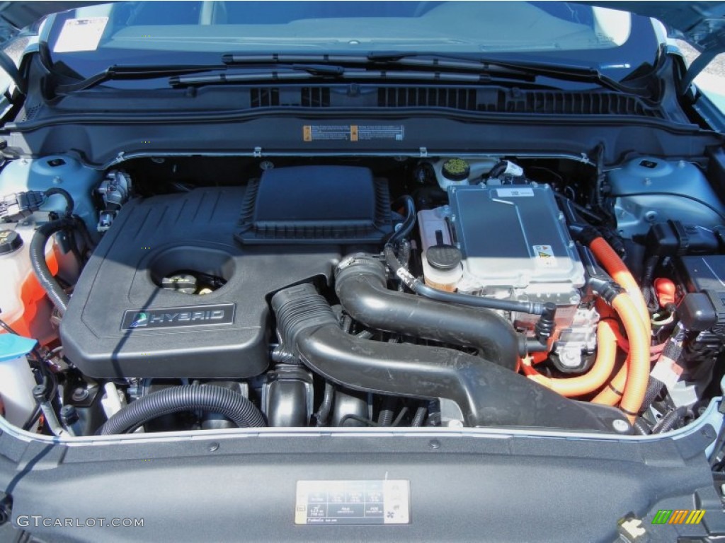 2013 Ford Fusion Hybrid Titanium 2.0 Liter Atkinson-Cycle DOHC 16-Valve 4 Cylinder Gasoline/Electric Hybrid Engine Photo #79859369