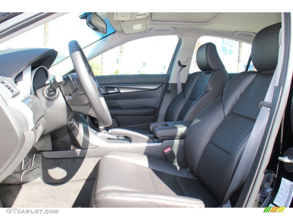 Ebony Interior 2013 Acura TL Advance Photo #79859523