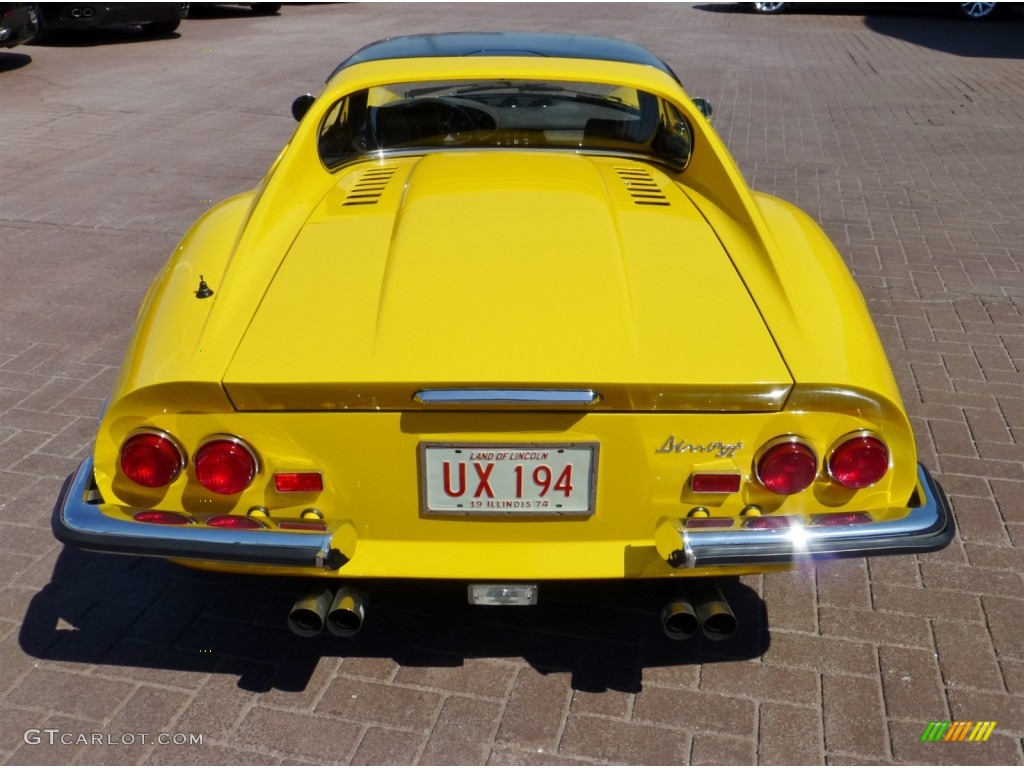 1974 Dino 246 GTS - Yellow / Black photo #6