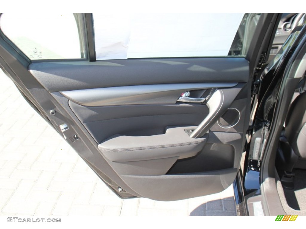 2013 Acura TL Advance Ebony Door Panel Photo #79859548
