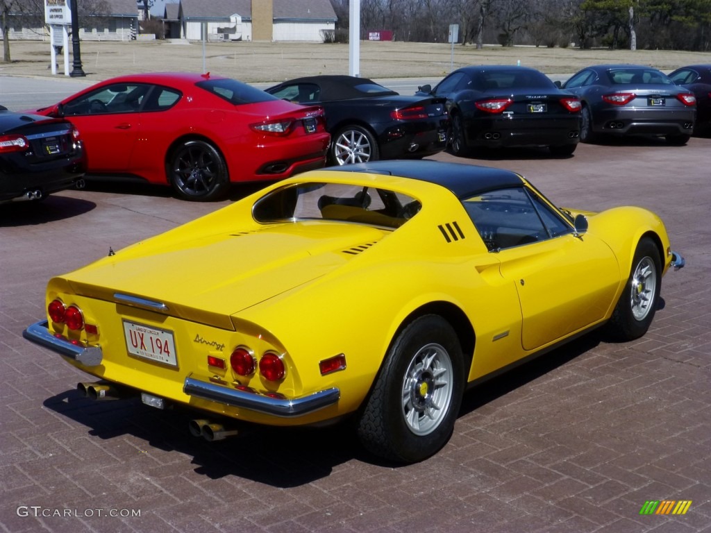 1974 Dino 246 GTS - Yellow / Black photo #7