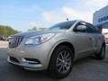 2013 Champagne Silver Metallic Buick Enclave Leather  photo #3