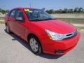 Vermillion Red 2008 Ford Focus S Sedan Exterior