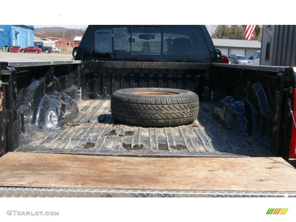 2002 Ram 1500 SLT Regular Cab 4x4 - Black / Dark Slate Gray photo #7