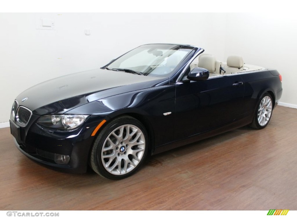 2010 3 Series 328i Convertible - Monaco Blue Metallic / Cream Beige photo #1