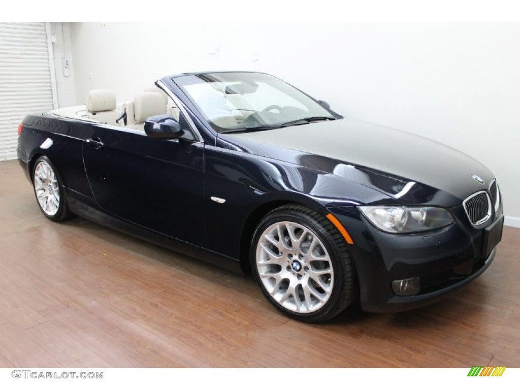 2010 3 Series 328i Convertible - Monaco Blue Metallic / Cream Beige photo #3