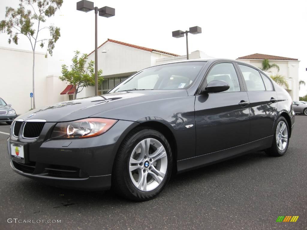 2008 3 Series 328i Sedan - Sparkling Graphite Metallic / Gray photo #1