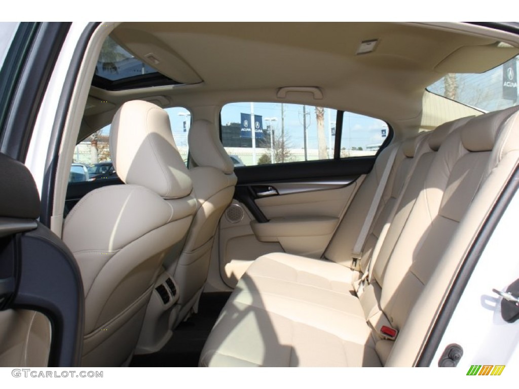 2013 Acura TL Technology Rear Seat Photo #79862695