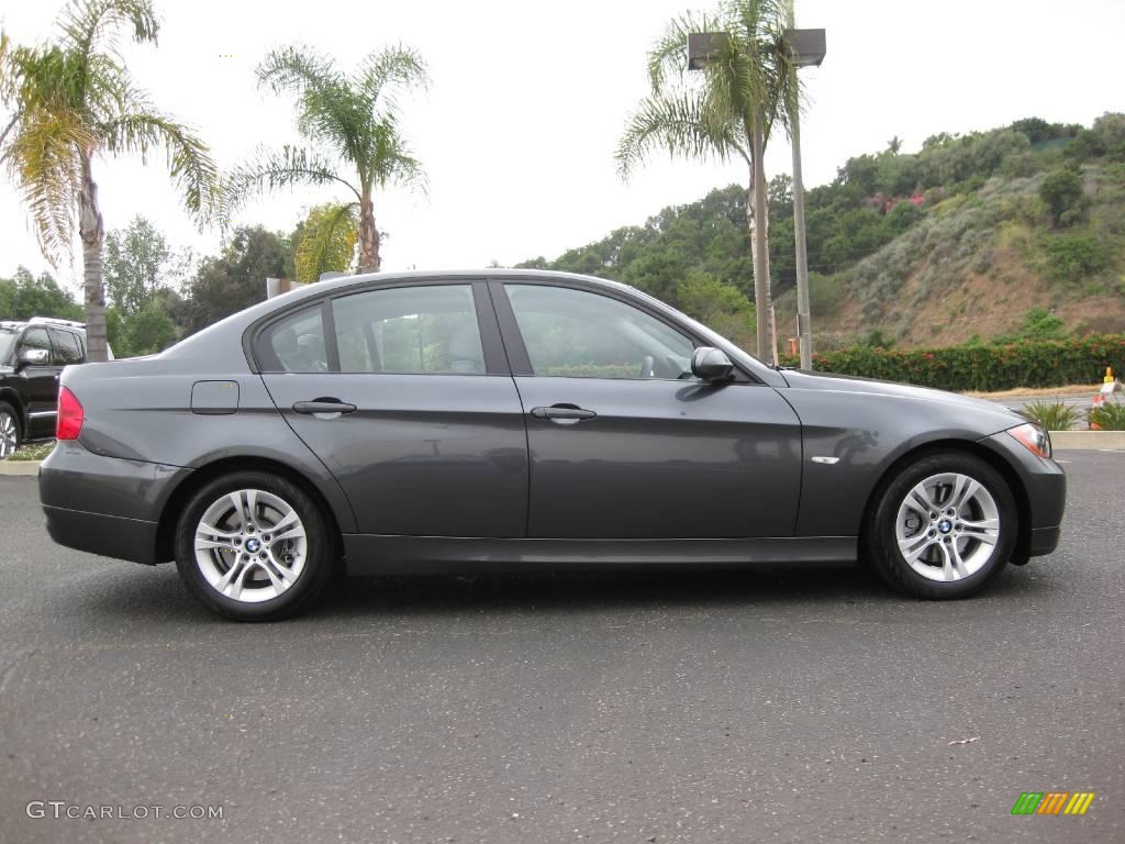 2008 3 Series 328i Sedan - Sparkling Graphite Metallic / Gray photo #6