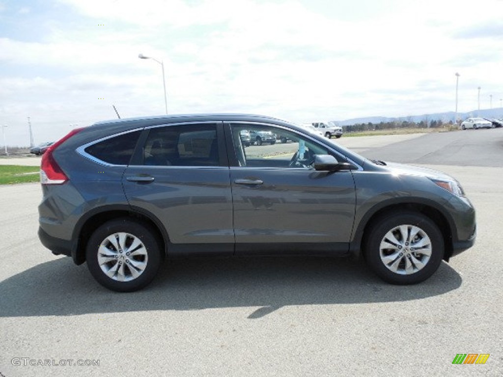 2013 CR-V EX-L AWD - Polished Metal Metallic / Gray photo #4