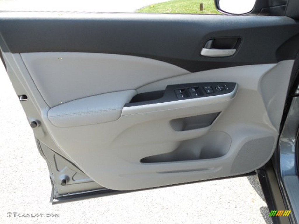 2013 CR-V EX-L AWD - Polished Metal Metallic / Gray photo #6
