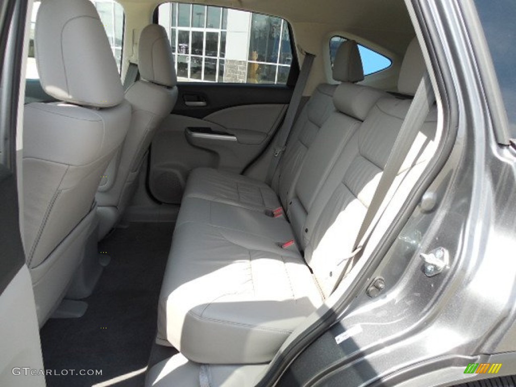 2013 CR-V EX-L AWD - Polished Metal Metallic / Gray photo #8