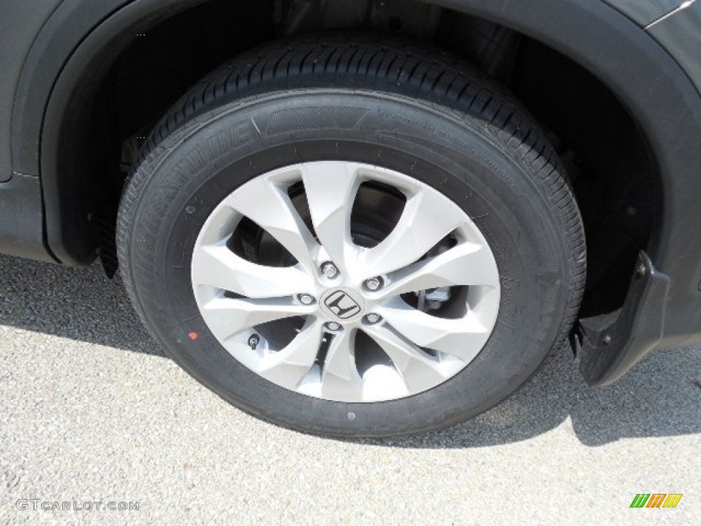 2013 CR-V EX-L AWD - Polished Metal Metallic / Gray photo #16