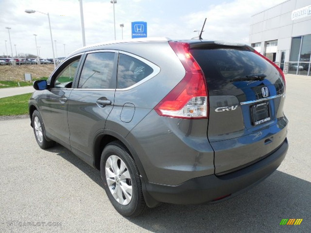 2013 CR-V EX-L AWD - Polished Metal Metallic / Gray photo #17