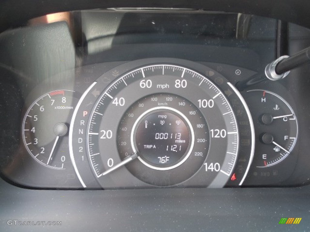 2013 CR-V EX-L AWD - Polished Metal Metallic / Gray photo #20