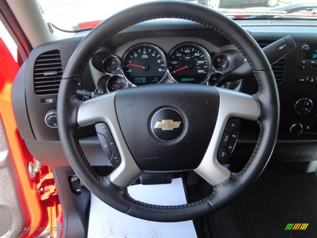 2009 Silverado 1500 LT Extended Cab 4x4 - Victory Red / Ebony photo #12