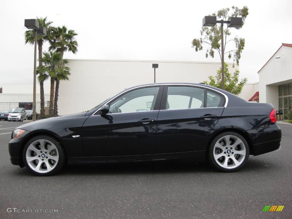 2008 3 Series 335i Sedan - Monaco Blue Metallic / Gray photo #2