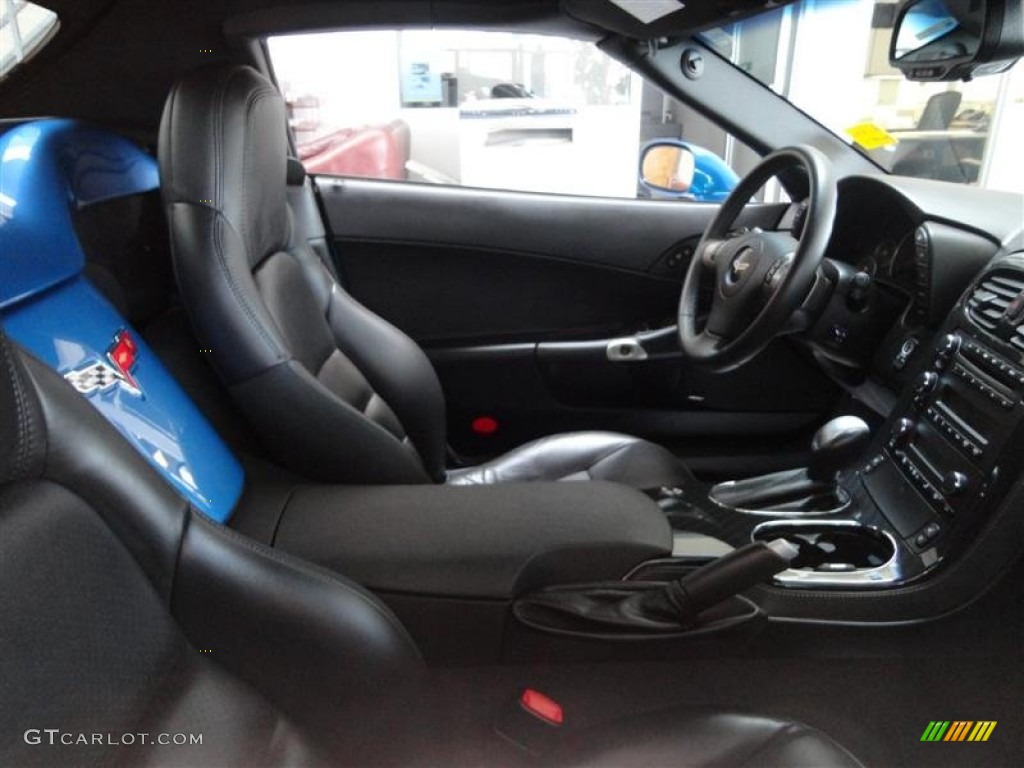 2011 Corvette Grand Sport Convertible - Jetstream Blue Tintcoat Metallic / Ebony Black photo #7