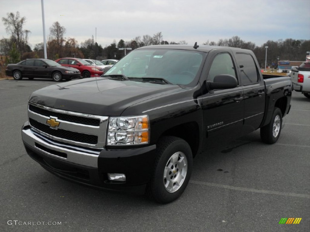 2011 Silverado 1500 LT Crew Cab - Black / Ebony photo #1
