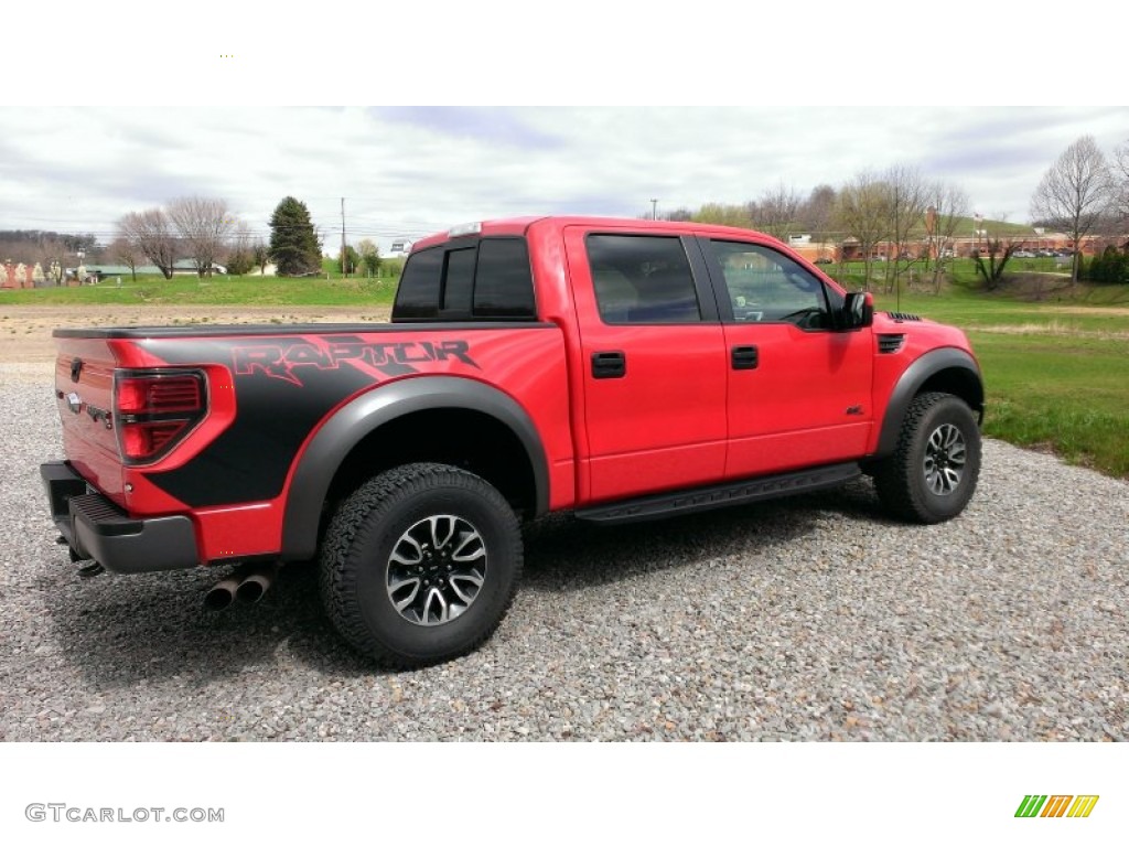 Race Red 2012 Ford F150 SVT Raptor SuperCrew 4x4 Exterior Photo #79864229