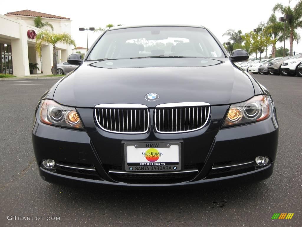 2008 3 Series 335i Sedan - Monaco Blue Metallic / Gray photo #8