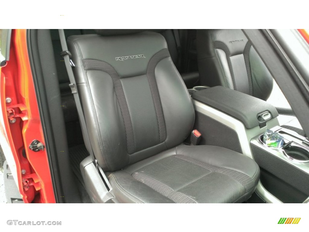 2012 F150 SVT Raptor SuperCrew 4x4 - Race Red / Raptor Black Leather/Cloth photo #22