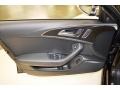 Black 2013 Audi S6 4.0 TFSI quattro Sedan Door Panel