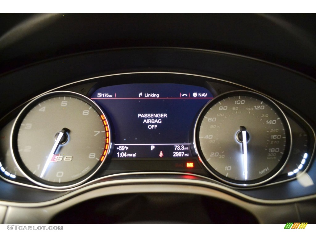 2013 Audi S6 4.0 TFSI quattro Sedan Gauges Photo #79864776