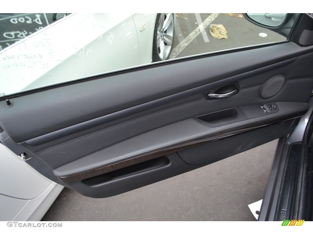 2011 3 Series 328i Coupe - Space Gray Metallic / Black photo #5