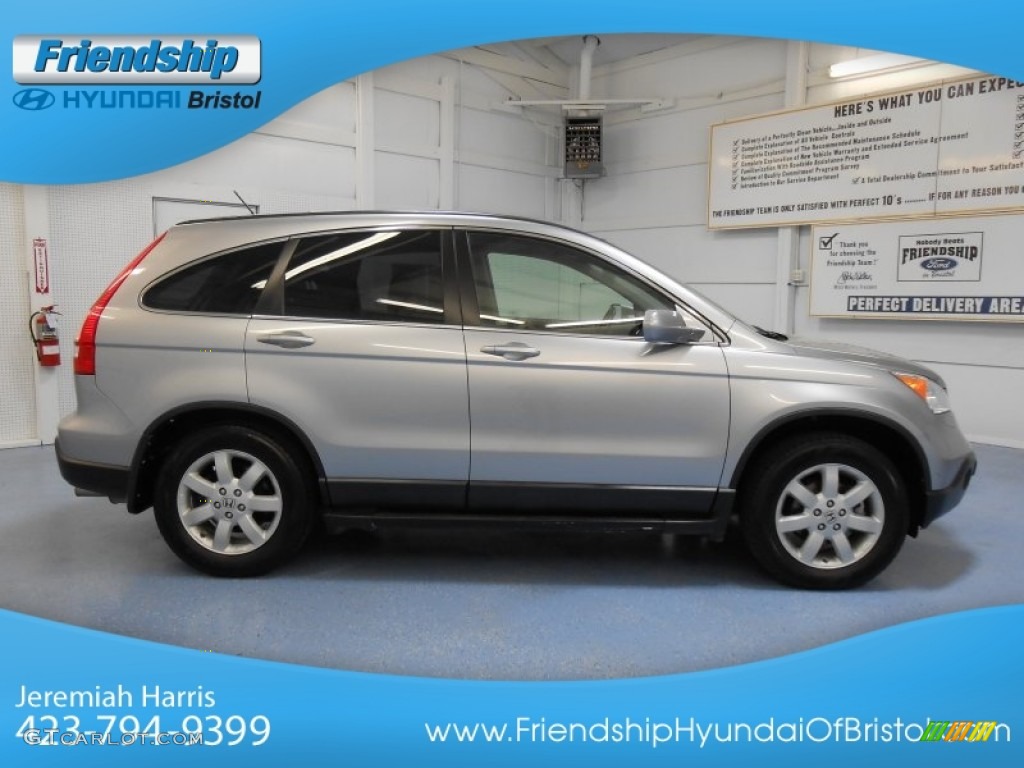 2008 CR-V EX-L - Whistler Silver Metallic / Black photo #5