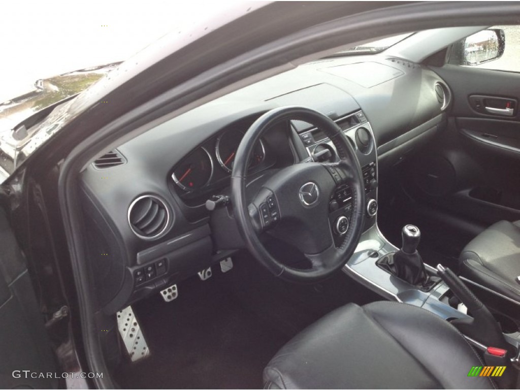 2006 MAZDA6 MAZDASPEED6 Grand Touring - Black Mica / Black photo #10