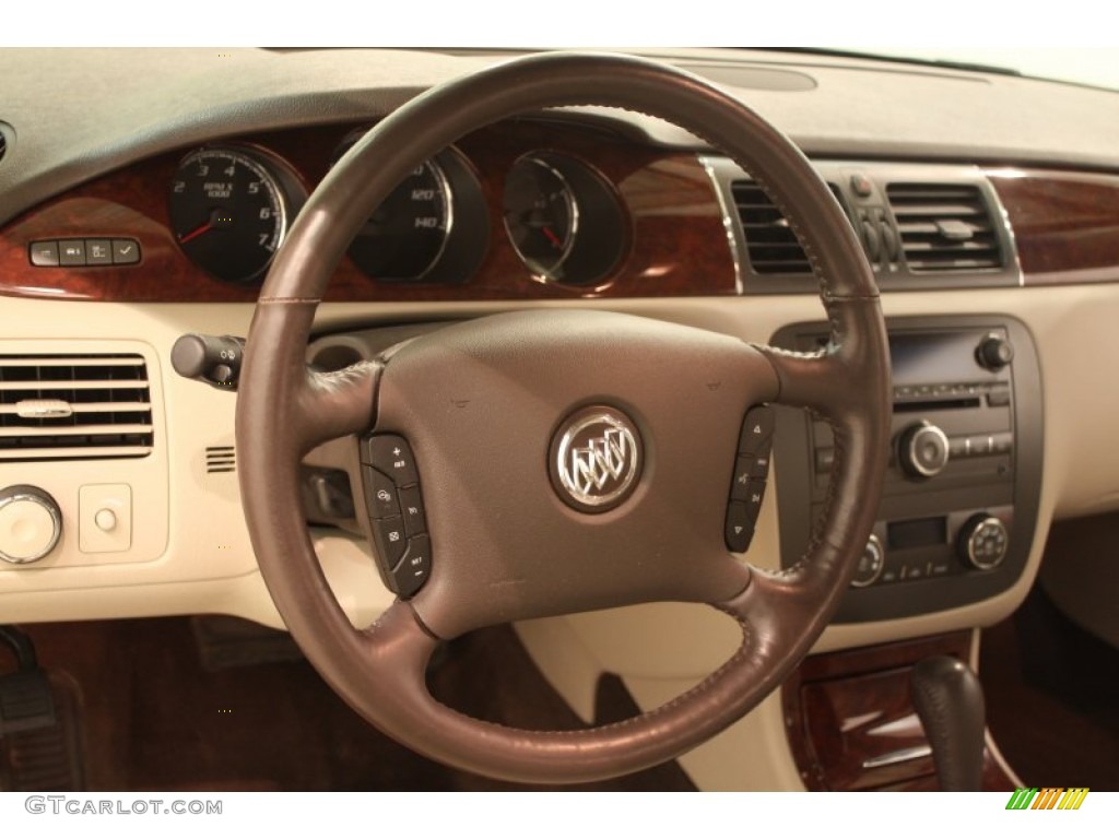 2007 Buick Lucerne CXL Cocoa/Shale Steering Wheel Photo #79866170