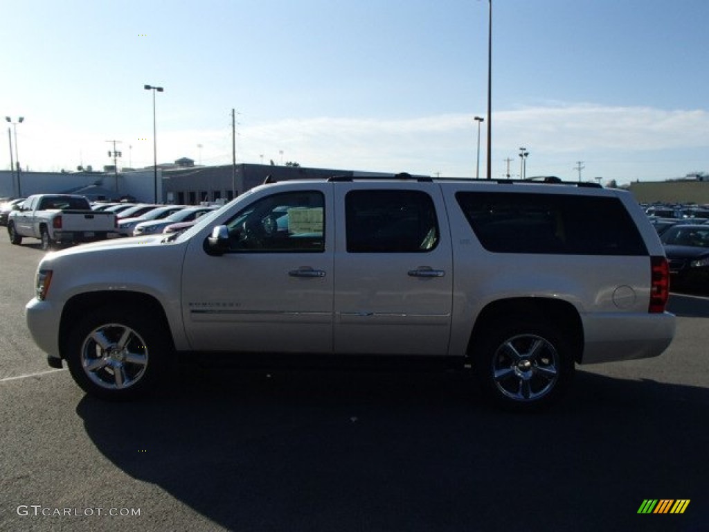 2013 Suburban LTZ 4x4 - White Diamond Tricoat / Light Cashmere/Dark Cashmere photo #5