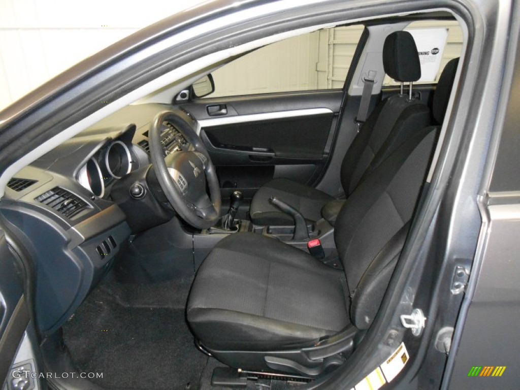Black Interior 2008 Mitsubishi Lancer ES Photo #79866682