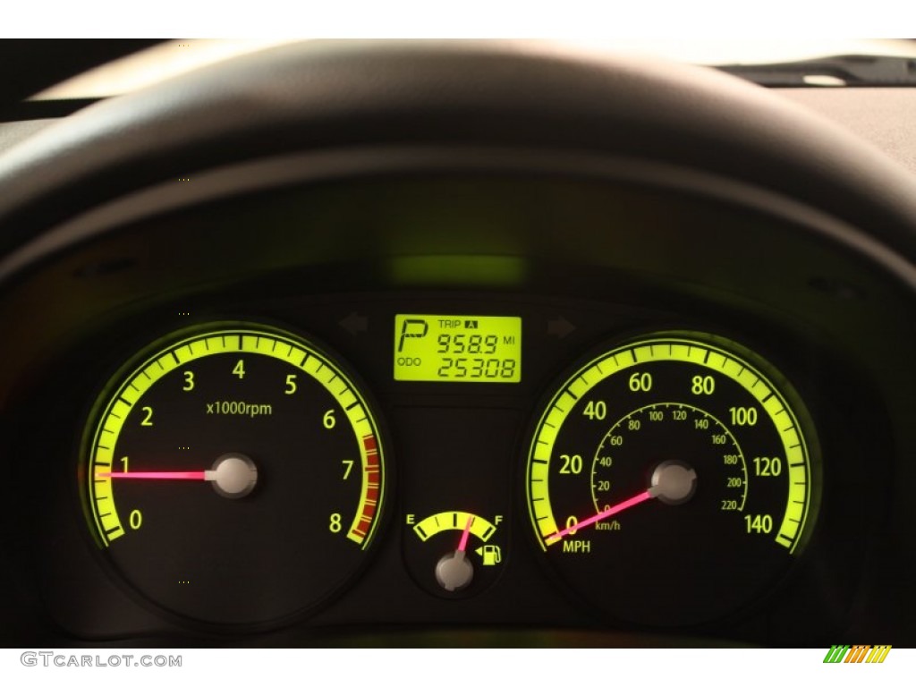 2009 Kia Rio LX Sedan Gauges Photo #79866700