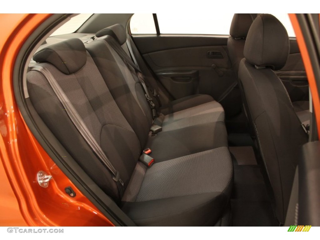 Gray Interior 2009 Kia Rio LX Sedan Photo #79866766