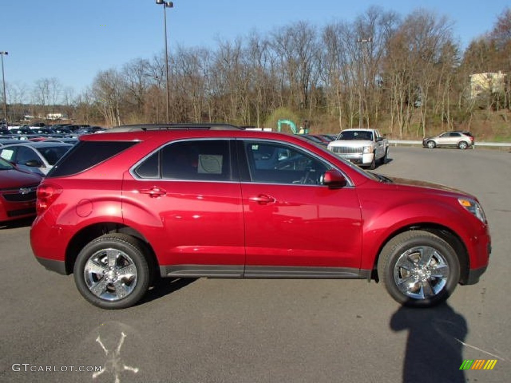 2013 Equinox LT AWD - Crystal Red Tintcoat / Jet Black photo #1