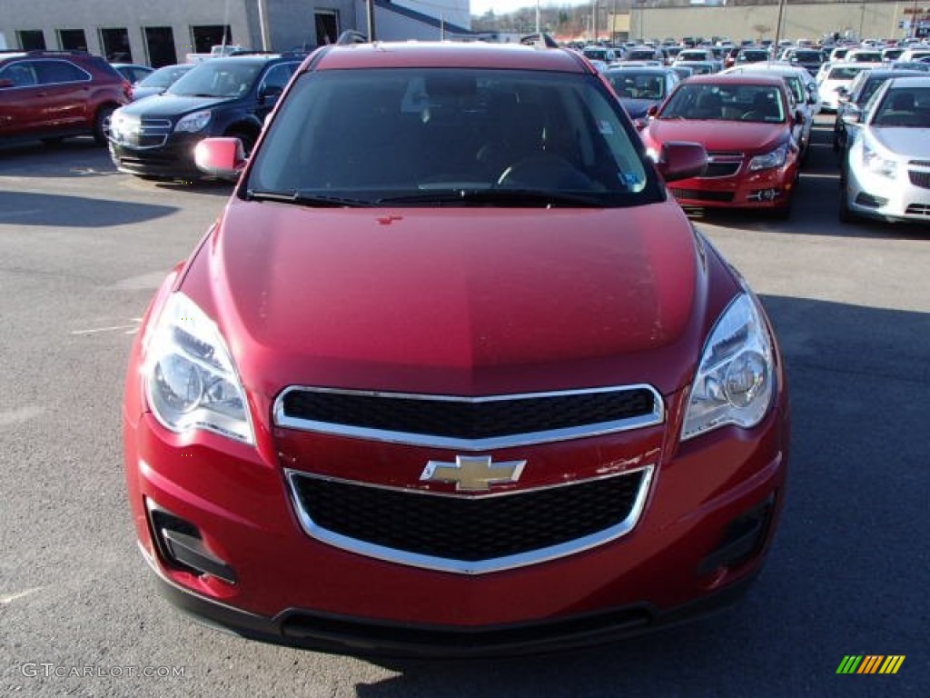 2013 Equinox LT AWD - Crystal Red Tintcoat / Jet Black photo #3