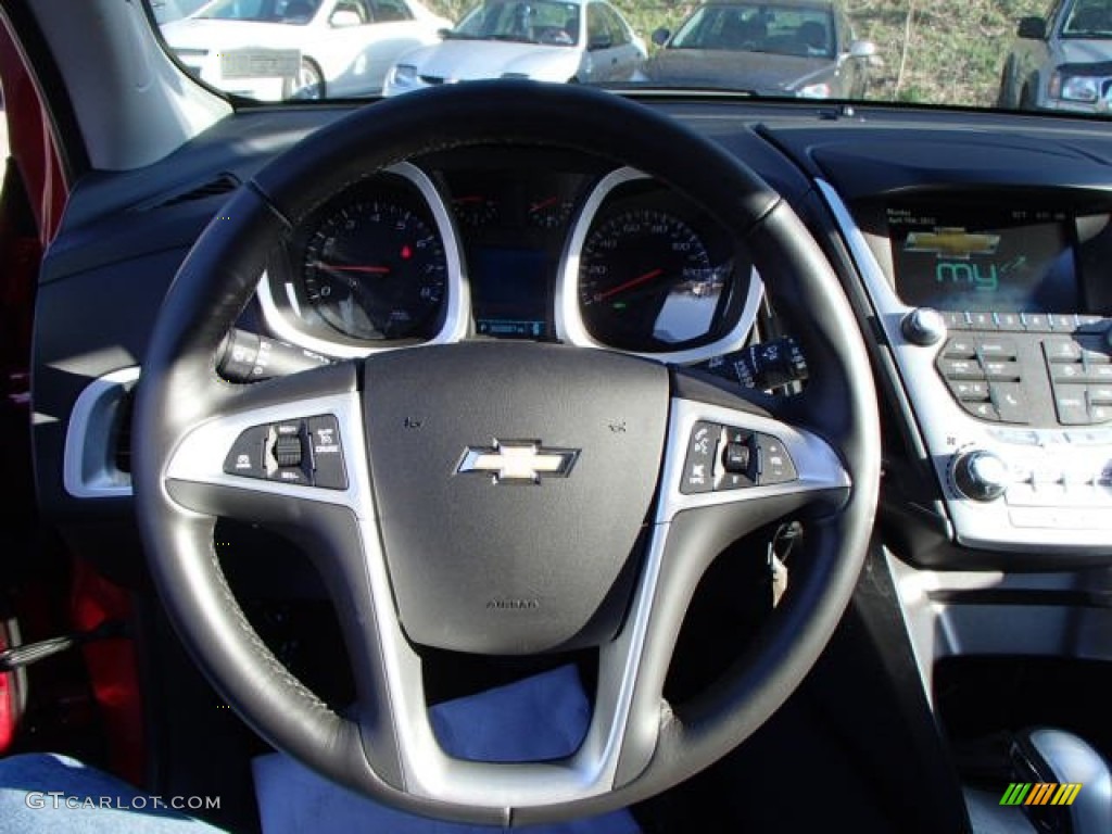 2013 Equinox LT AWD - Crystal Red Tintcoat / Jet Black photo #18