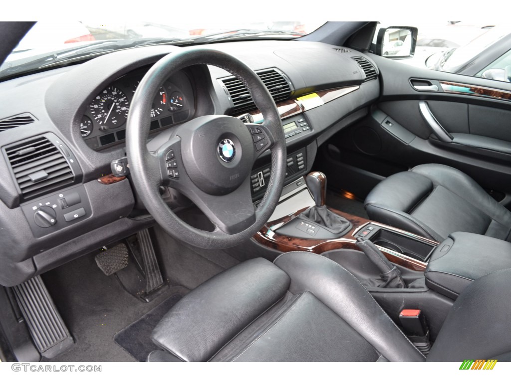 Black Interior 2004 BMW X5 4.4i Photo #79867227