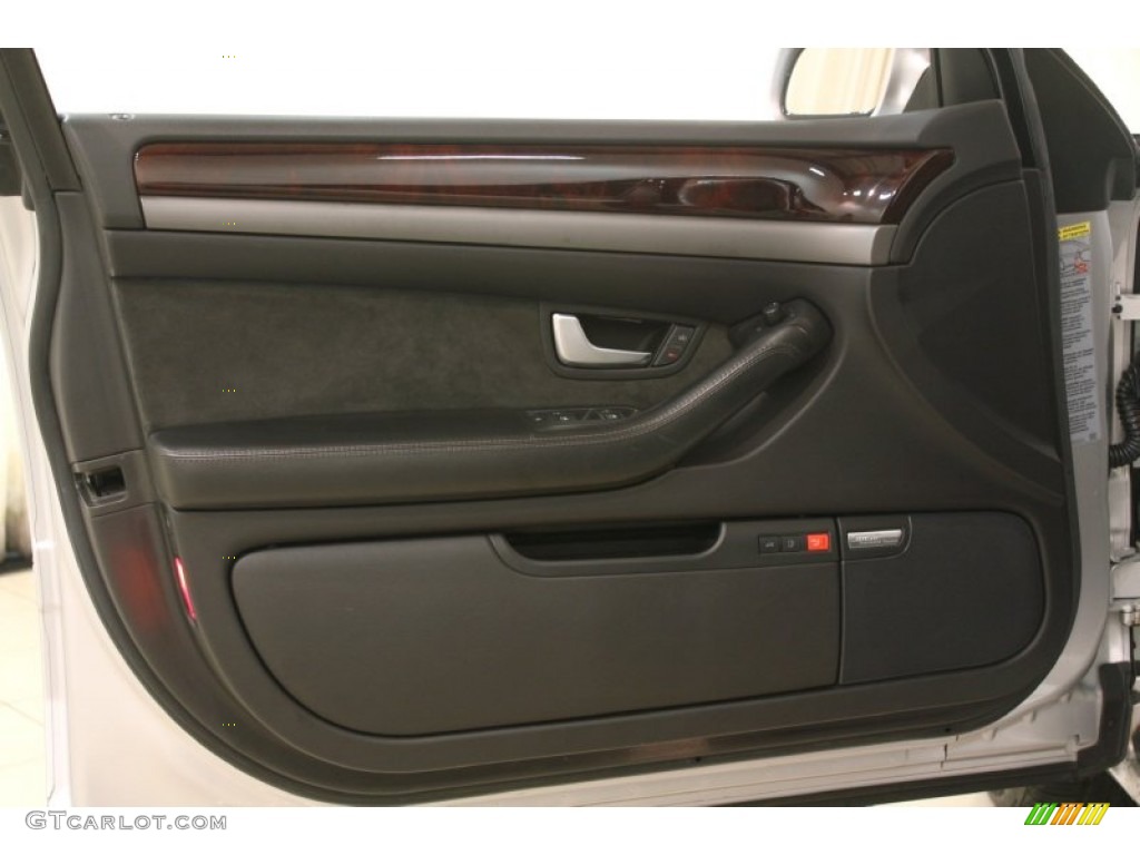 2006 A8 L 4.2 quattro - Light Silver Metallic / Black photo #5
