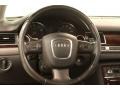 2006 Audi A8 Black Interior Steering Wheel Photo