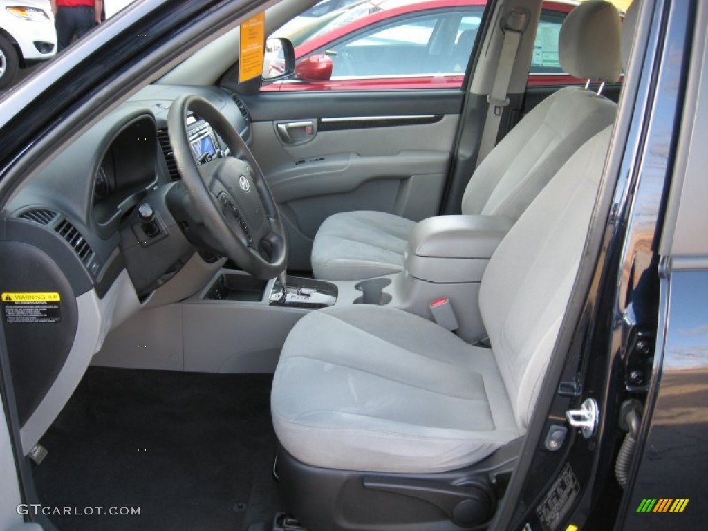 Gray Interior 2009 Hyundai Santa Fe GLS 4WD Photo #79867585