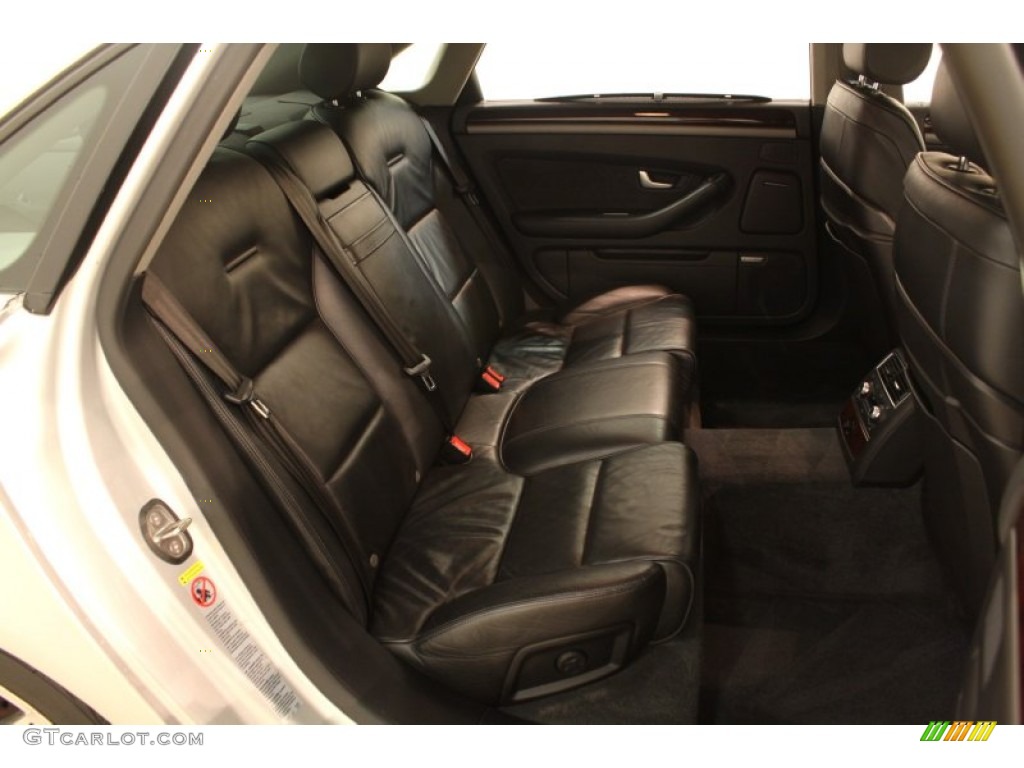 2006 A8 L 4.2 quattro - Light Silver Metallic / Black photo #25