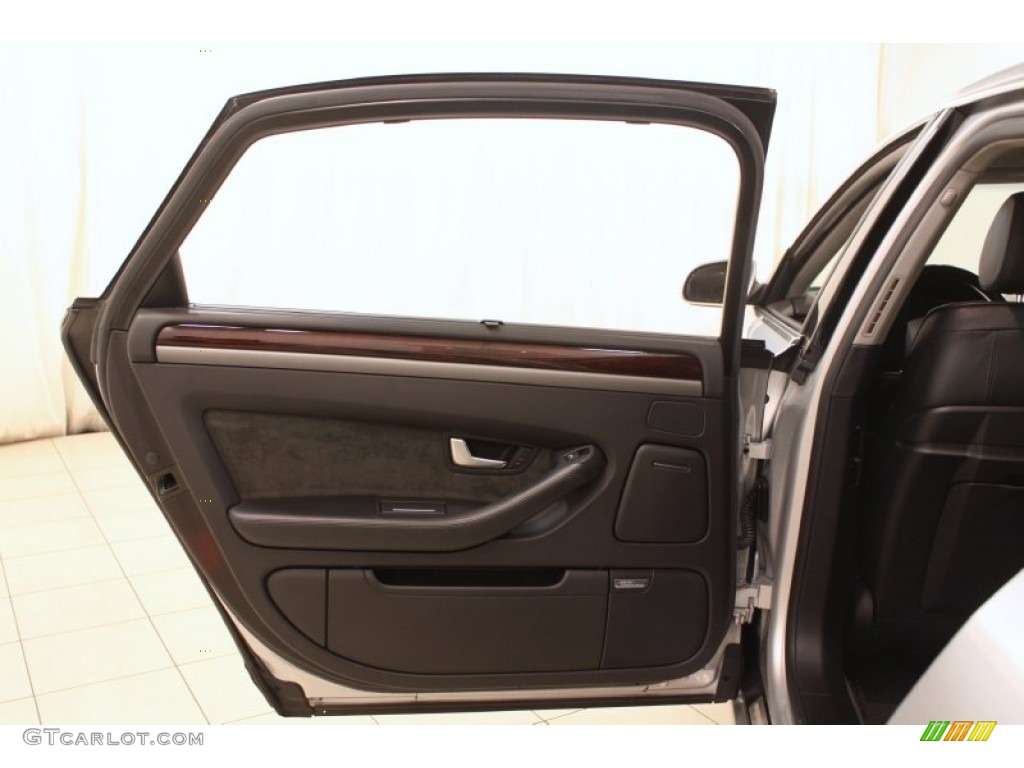 2006 A8 L 4.2 quattro - Light Silver Metallic / Black photo #26