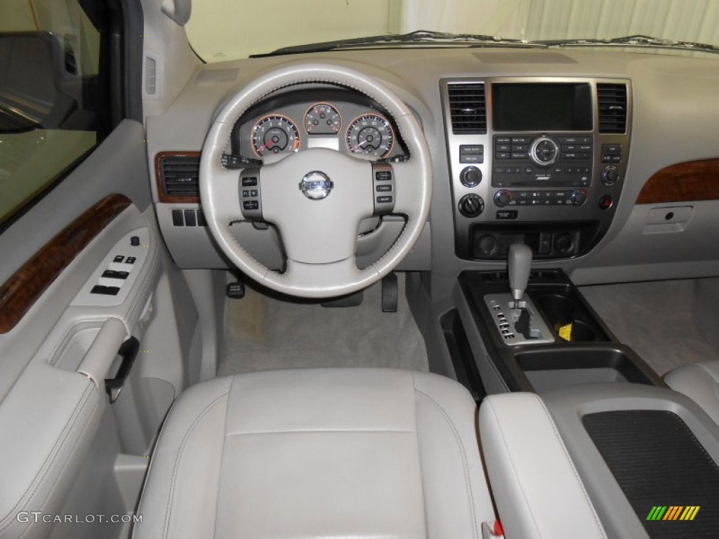 2010 Nissan Armada Titanium 4WD Stone Dashboard Photo #79868461
