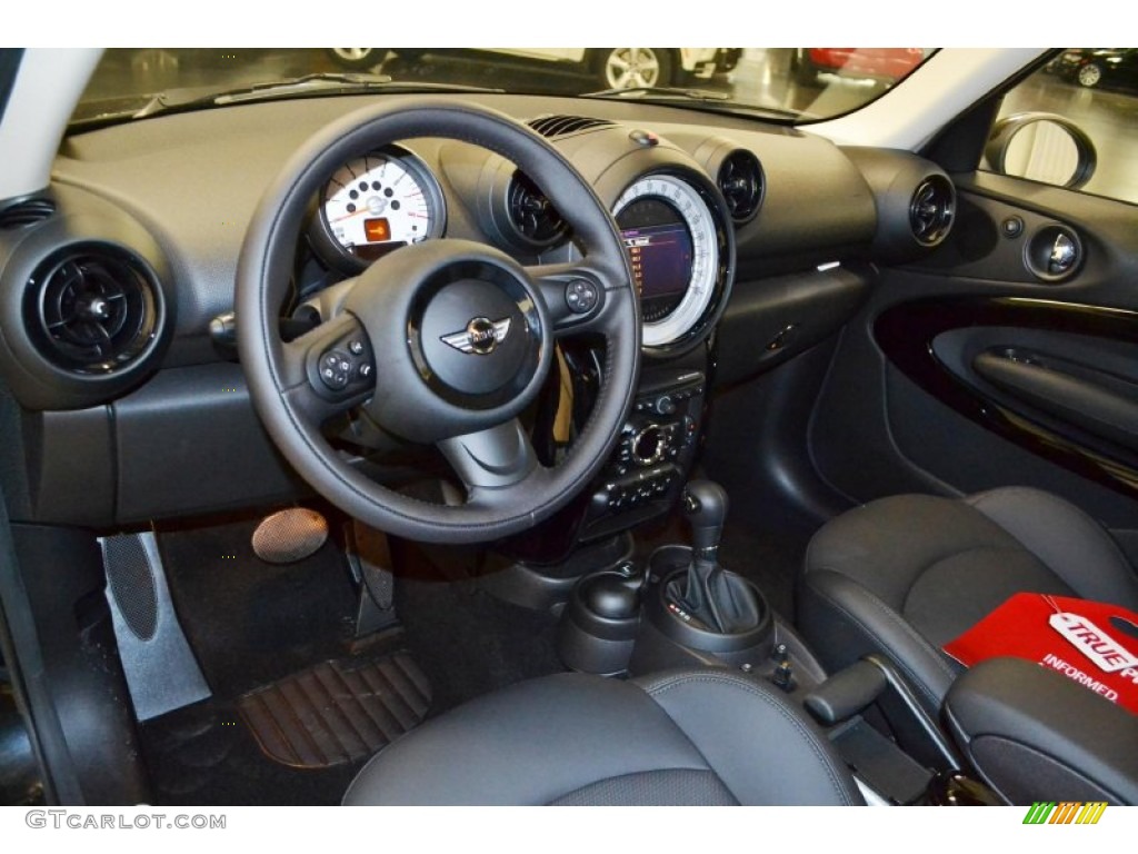 Carbon Black Interior 2013 Mini Cooper Paceman Photo #79869331