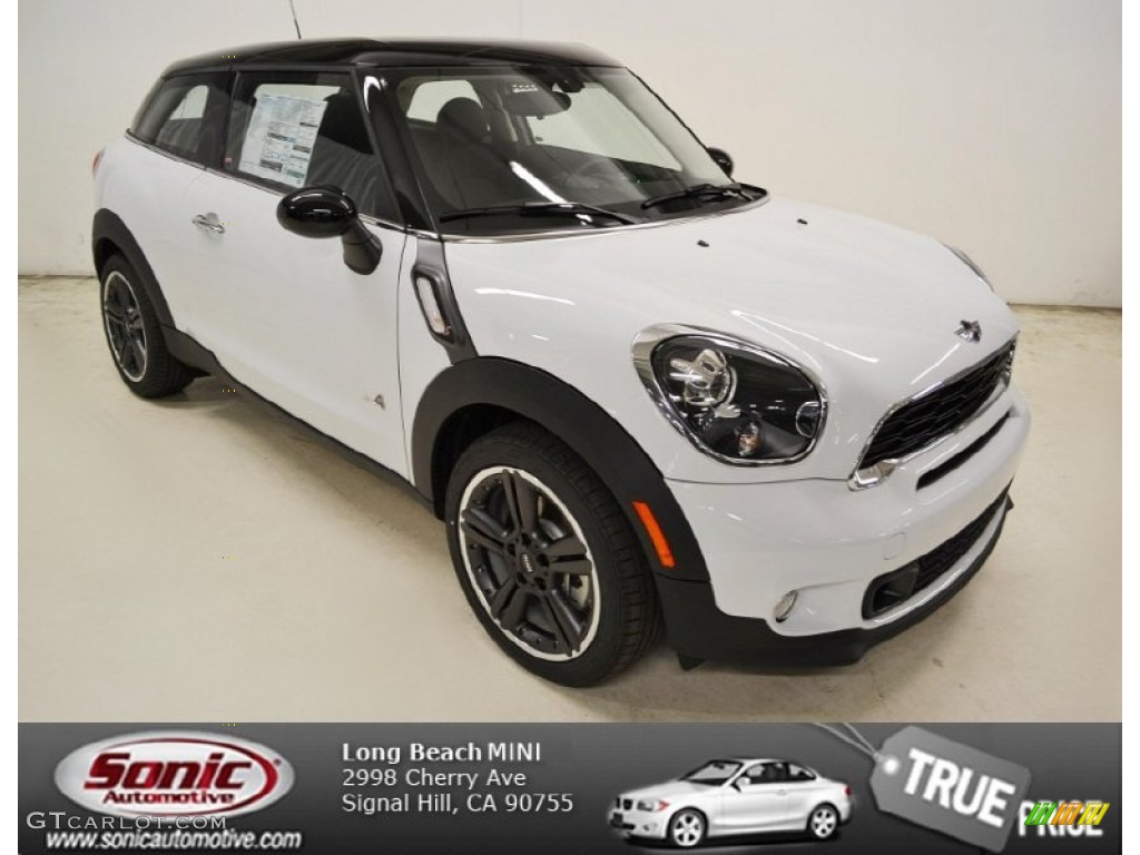 2013 Cooper S Paceman ALL4 AWD - Light White / Carbon Black photo #1